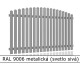 RAL 9006 metalická (svetlo sivá) 