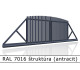 RAL 7016 štruktúra (antracit) 