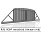 RAL 9007 metalická (tmavo sivá) 