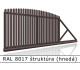 RAL 8017 štruktúra (hnedá) 