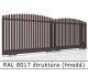 RAL 8017 štruktúra (hnedá) 