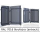 RAL 7016 štruktúra (antracit) 