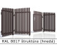 RAL 8017 štruktúra (hnedá) 