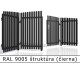 RAL 9005 štruktúra (čierna) 
