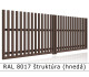 RAL 8017 štruktúra (hnedá) 