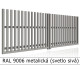 RAL 9006 metalická (svetlo sivá) 