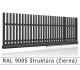 RAL 9005 štruktúra (čierna) 
