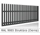 RAL 9005 štruktúra (čierna) 
