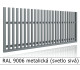 RAL 9006 metalická (svetlo sivá) 