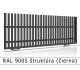 RAL 9005 štruktúra (čierna) 
