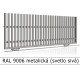 RAL 9006 metalická (svetlo sivá) 