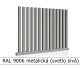 RAL 9006 metalická (svetlo sivá) 