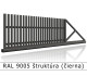 RAL 9005 štruktúra (čierna) 