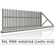 RAL 9006 metalická (svetlo sivá) 