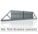 RAL 7016 štruktúra (antracit) 