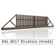 RAL 8017 štruktúra (hnedá) 