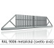 RAL 9006 metalická (svetlo sivá) 