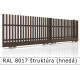RAL 8017 štruktúra (hnedá) 