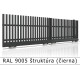 RAL 9005 štruktúra (čierna) 