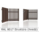 RAL 8017 štruktúra (hnedá) 