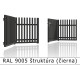 RAL 9005 štruktúra (čierna) 