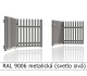 RAL 9006 metalická (svetlo sivá) 