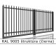 RAL 9005 štruktúra (čierna) 