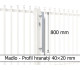 Madlo - 800 mm 