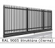 RAL 9005 štruktúra (čierna) 