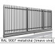 RAL 9007 metalická (tmavo sivá) 