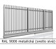 RAL 9006 metalická (svetlo sivá) 