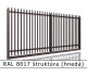 RAL 8017 štruktúra (hnedá) 