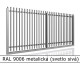 RAL 9006 metalická (svetlo sivá) 
