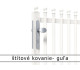 Štítové kovanie - guľa 