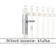 Štítové kovanie - kľučka 