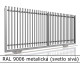 RAL 9006 metalická (svetlo sivá) 