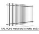 RAL 9006 metalická (svetlo sivá) 