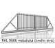 RAL 9006 metalická (svetlo sivá) 
