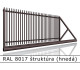 RAL 8017 štruktúra (hnedá) 