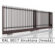 RAL 8017 štruktúra (hnedá) 