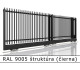 RAL 9005 štruktúra (čierna) 