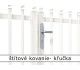 Štítové kovanie - kľučka 