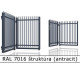 RAL 7016 štruktúra (antracit) 