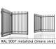 RAL 9007 metalická (tmavo sivá) 