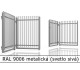 RAL 9006 metalická (svetlo sivá) 