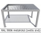 RAL 9006 metalická (svetlo sivá) 