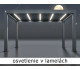 Osvetlenie v lamelách 