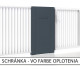 Schránka vo farbe oplotenia 
