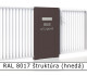 RAL 8017 štruktúra (hnedá) 