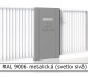 RAL 9006 metalická (svetlo sivá) 